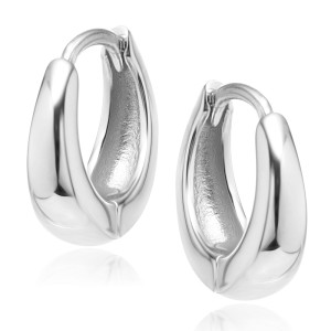 Cercei argint 14mm DiAmanti Z2056DER14-DIA (Argint 925‰ 4 g.)